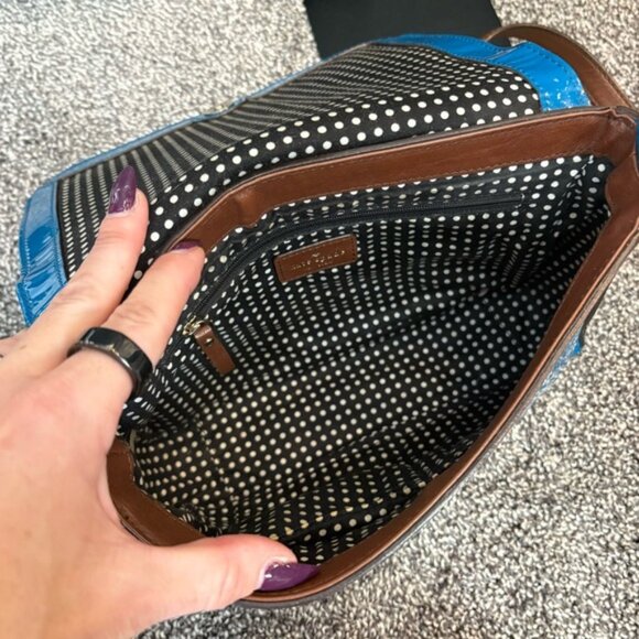 Kate Spade Kingsbury Park Randi -Aqua Blue EUC Includes Generic Dust Bag - Picture 5 of 14
